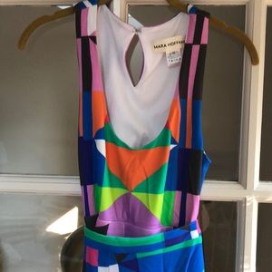 Mara Hoffman Faux Wrap Midi Dress